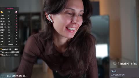 Snapshot of 1mari_01 chatting on September 2025 06:10:01 PM Marie online show from September 2025 06:10:01 PM