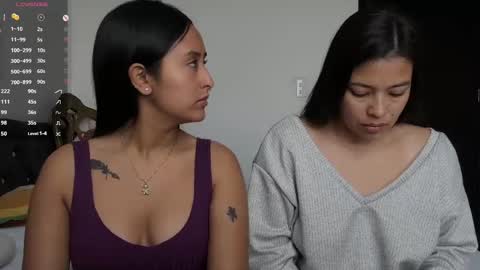 Snapshot of 2summerlove2 chatting on March 2025 03:48:01 PM Dalilah and Tarah online show from March 2025 03:48:01 PM