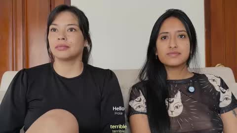 Snapshot of 2summerlove2 chatting on October 2025 02:20:01 PM Dalilah and Tarah online show from October 2025 02:20:01 PM