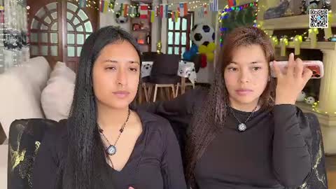 Snapshot of 2summerlove2 chatting on June 2026 07:07:01 PM Dalilah and Tarah online show from June 2026 07:07:01 PM