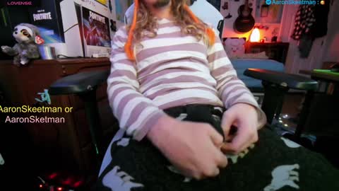 Snapshot of aaronskeetman chatting on January 2025 01:16:02 PM Aaron Skeetman online show from January 2025 01:16:02 PM