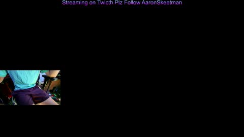 Snapshot of aaronskeetman chatting on November 2025 05:18:01 AM Aaron Skeetman online show from November 2025 05:18:01 AM