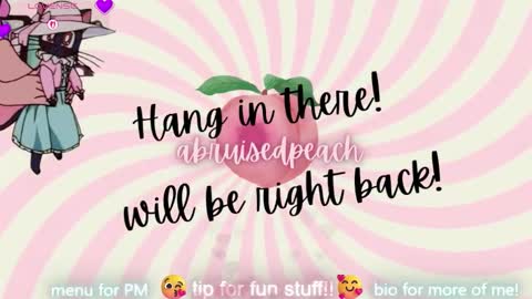 Snapshot of abruisedpeach chatting on February 2026 06:26:01 AM Peach online show from February 2026 06:26:01 AM