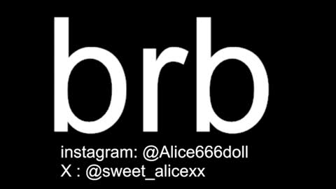 Snapshot of alice666doll chatting on July 2026 09:56:02 PM NEW ACCOUNT ALICE online show from July 2026 09:56:02 PM