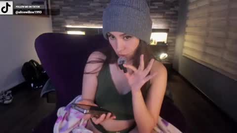 Snapshot of alicewillow chatting on March 2025 02:41:02 AM Alice online show from March 2025 02:41:02 AM