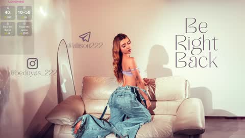 A L I S O N  online show from January 2025 10:51:02 PM