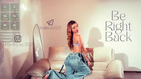 A L I S O N  online show from January 2025 10:41:01 PM