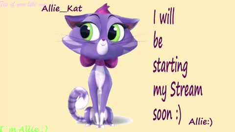Snapshot of allie__kat chatting on March 2026 01:35:02 PM Allie online show from March 2026 01:35:02 PM