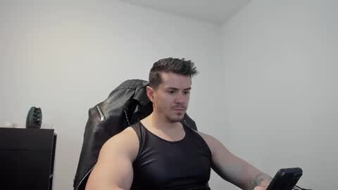 Snapshot of alphagodleatherking92 chatting on November 2025 08:24:01 AM LeatherMaster online show from November 2025 08:24:01 AM