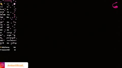 amberoficiall_ online show from August 2026 11:50:01 PM