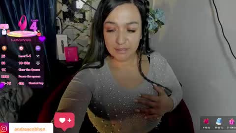 Snapshot of andreacohenz chatting on September 2025 02:12:01 AM andrea online show from September 2025 02:12:01 AM