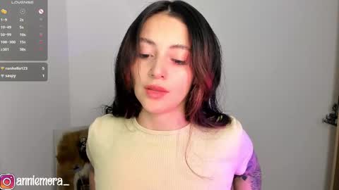 Snapshot of anniemora_ chatting on February 2025 03:01:02 AM Annie online show from February 2025 03:01:02 AM