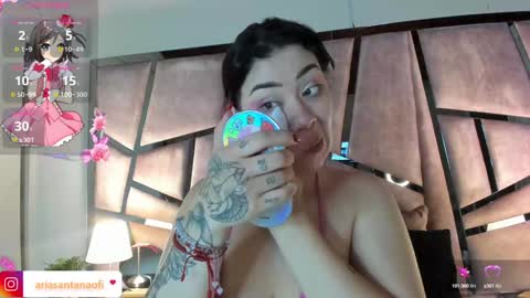 Snapshot of arisantana chatting on February 2025 02:37:01 PM Aria online show from February 2025 02:37:01 PM