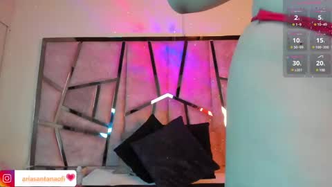 Snapshot of arisantana chatting on March 2025 11:47:02 AM Aria online show from March 2025 11:47:02 AM