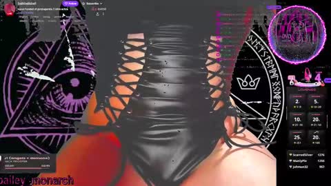 Snapshot of baileymonarch chatting on October 2025 01:11:01 AM Bailey online show from October 2025 01:11:01 AM