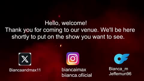 bianca and maxwell online show from June 2026 01:19:02 PM