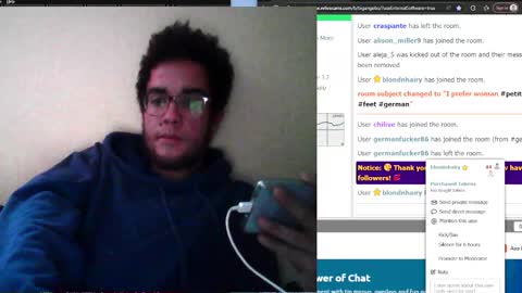 Snapshot of bigangelxs chatting on November 2025 11:22:02 AM newSurprise online show from November 2025 11:22:02 AM