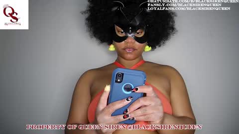 Snapshot of blacksirenqueen chatting on February 2025 02:28:02 AM Queen Siren online show from February 2025 02:28:02 AM