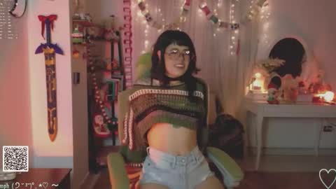 Snapshot of blushing_nymph chatting on November 2025 01:27:02 AM Im Nym Justa nymph on twitter and IG online show from November 2025 01:27:02 AM