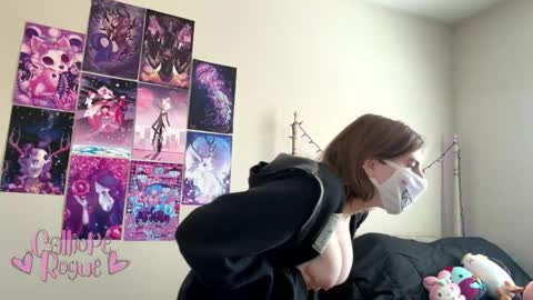 Snapshot of callioperogue chatting on October 2025 08:17:02 PM Calliope Rogue online show from October 2025 08:17:02 PM