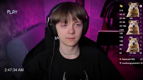 lynxy online show from January 2025 11:47:01 PM