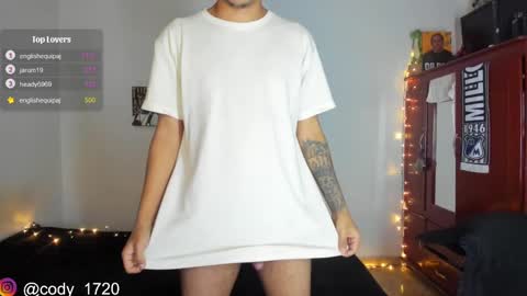 Snapshot of cody_evanss chatting on February 2025 06:01:02 PM cody online show from February 2025 06:01:02 PM