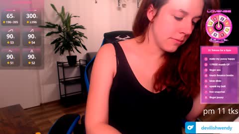 Snapshot of devilishwendy chatting on January 2025 06:33:01 AM Wendyin pvt all from tipmenu free except anal and big dildo online show from January 2025 06:33:01 AM