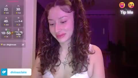 Snapshot of divinaaclaire chatting on November 2025 04:46:01 AM Divina Claire online show from November 2025 04:46:01 AM