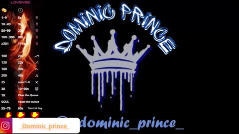 DOMINIC PRINCE   online show from October 2025 05:49:01 AM