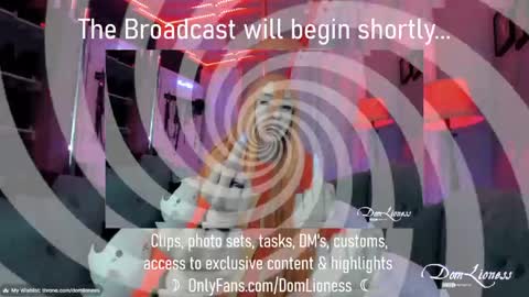 DomLioness online show from March 2026 11:15:01 PM