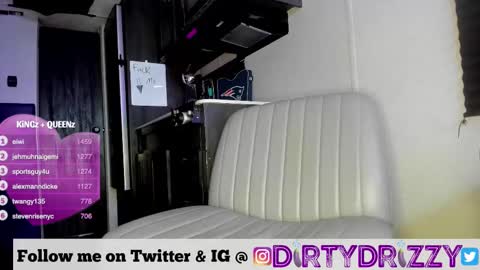 Snapshot of drizzys_room chatting on February 2026 02:32:01 AM DirtyDrizzy online show from February 2026 02:32:01 AM