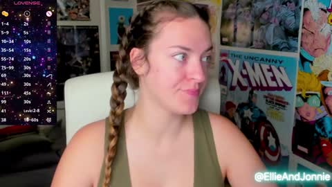 Snapshot of ellieandjonnie chatting on December 2024 12:40:02 PM Ellie Jonnie online show from December 2024 12:40:02 PM