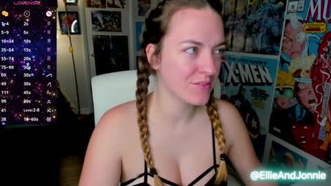 Snapshot of ellieandjonnie chatting on January 2025 01:36:02 PM Ellie Jonnie online show from January 2025 01:36:02 PM