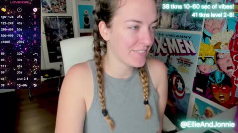 Snapshot of ellieandjonnie chatting on January 2025 06:10:01 PM Ellie Jonnie online show from January 2025 06:10:01 PM