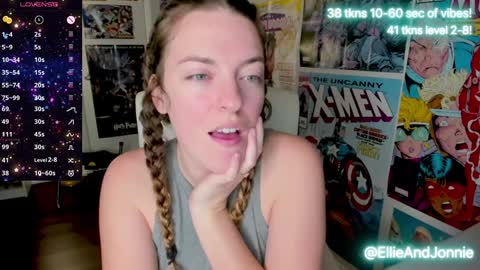 Snapshot of ellieandjonnie chatting on January 2025 11:32:01 PM Ellie Jonnie online show from January 2025 11:32:01 PM