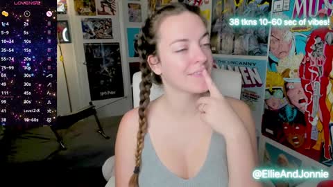 Snapshot of ellieandjonnie chatting on January 2025 12:48:01 PM Ellie Jonnie online show from January 2025 12:48:01 PM