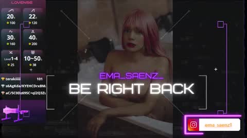 Snapshot of ema_saenz_ chatting on February 2025 07:27:01 AM Sofia online show from February 2025 07:27:01 AM