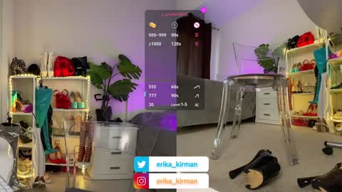 Snapshot of erika_kirman chatting on December 2024 12:59:02 PM Erika online show from December 2024 12:59:02 PM