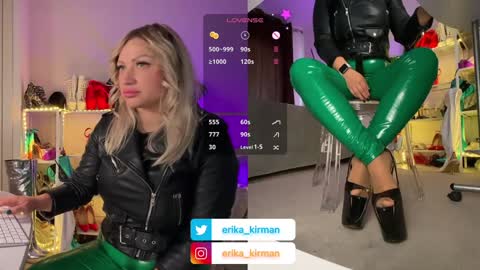 Snapshot of erika_kirman chatting on December 2024 11:29:01 AM Erika online show from December 2024 11:29:01 AM