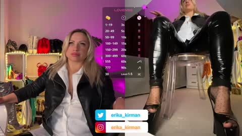 Snapshot of erika_kirman chatting on January 2025 05:55:01 PM Erika online show from January 2025 05:55:01 PM