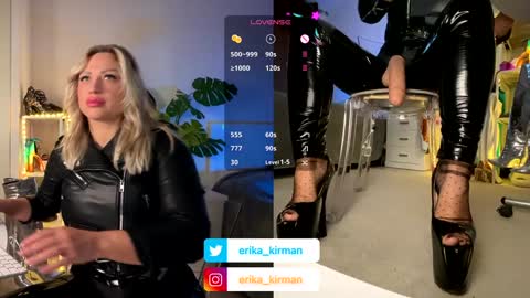 Snapshot of erika_kirman chatting on January 2025 09:17:01 AM Erika online show from January 2025 09:17:01 AM