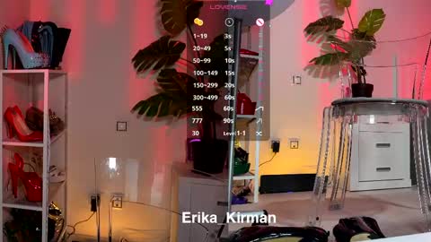 Erika      online show from May 2026 11:17:01 AM