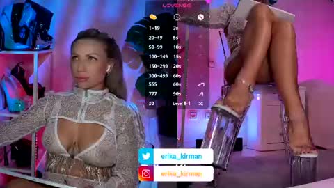 Erika      online show from July 2026 09:26:02 AM