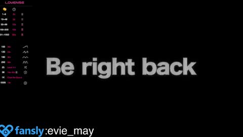 Evie online show from February 2026 12:05:02 AM