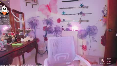 Snapshot of fairywhore chatting on February 2025 03:53:01 AM Jackie Cosplayer online show from February 2025 03:53:01 AM