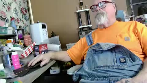 Snapshot of fatfreddythecat chatting on March 2025 09:48:02 PM Fred. online show from March 2025 09:48:02 PM