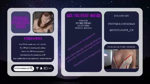 Lex Vive foxygamer cb online show from July 2026 12:57:02 AM