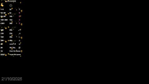 DEMONAELXX NEW ACCOUNT online show from October 2025 12:11:01 AM