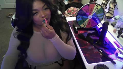 Goddess Cocoa online show from January 2025 10:56:01 AM