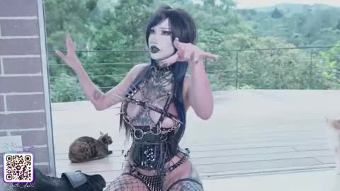 Snapshot of goth_dolll chatting on May 2026 07:53:02 PM sophie Special celebration a the beach 300k followers 3011 and 0112 online show from May 2026 07:53:02 PM